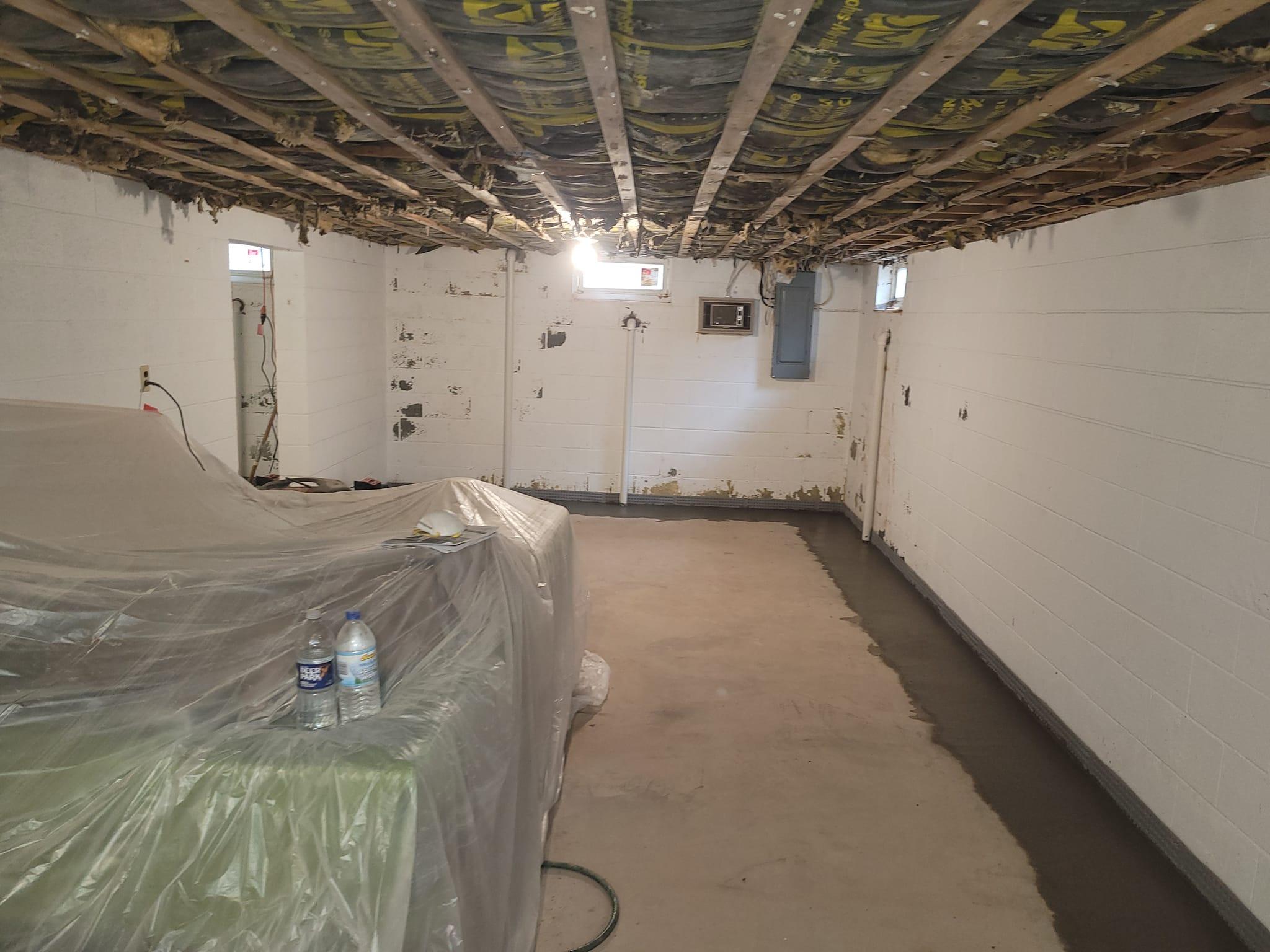 Solutions and repairs of basement waterproofing