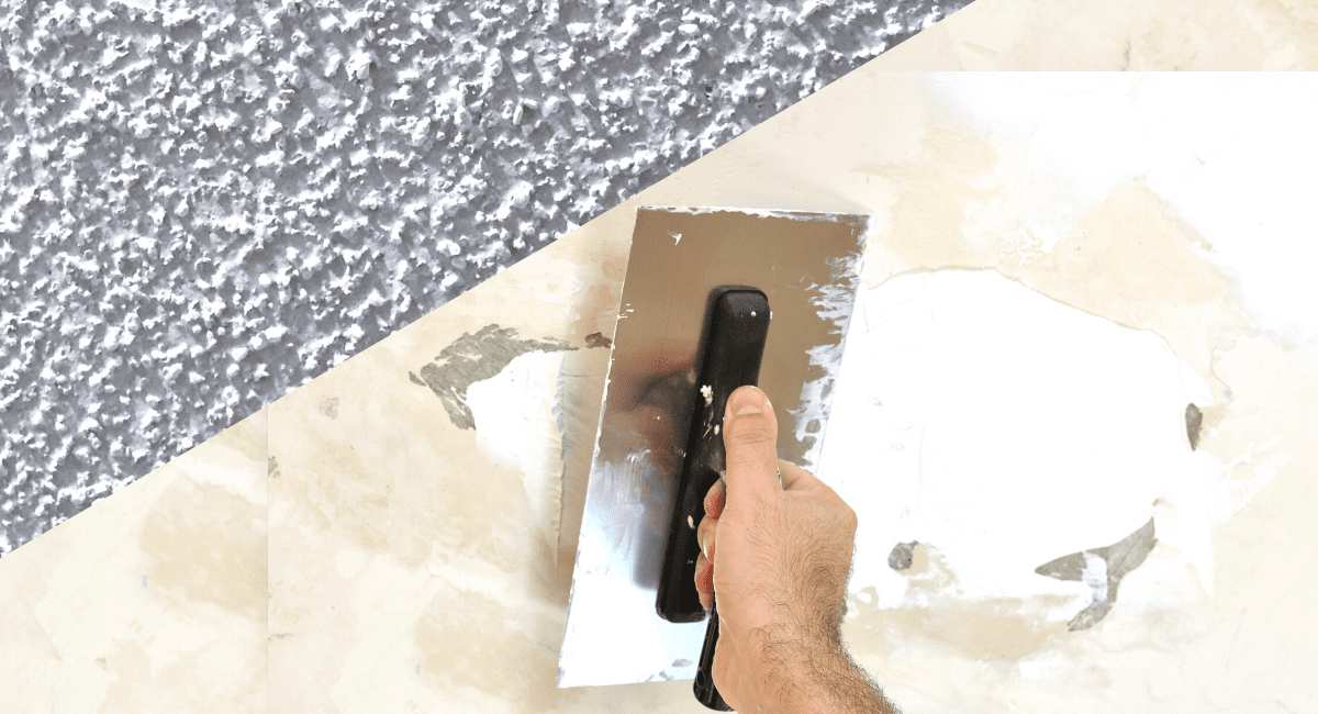  cleanup process during popcorn ceiling